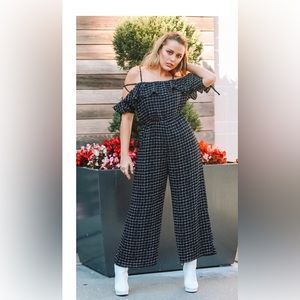 Black and white jumpsuit